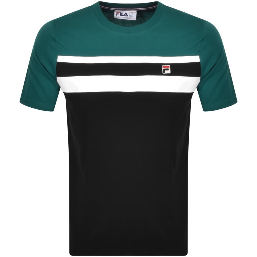 Alternative Image for ProductFila Vintage Dover Crew Neck T Shirt Black1